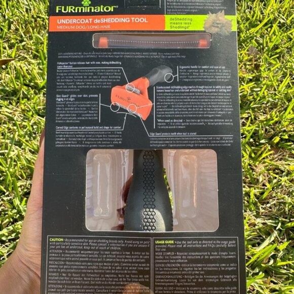 FURminator Undercoat deShedding Tool for Medium Long Hair Dogs Pet Brush - Picture 3 of 4